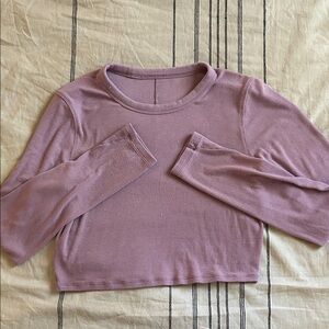 Lululemon Long Sleeve Crop Top
